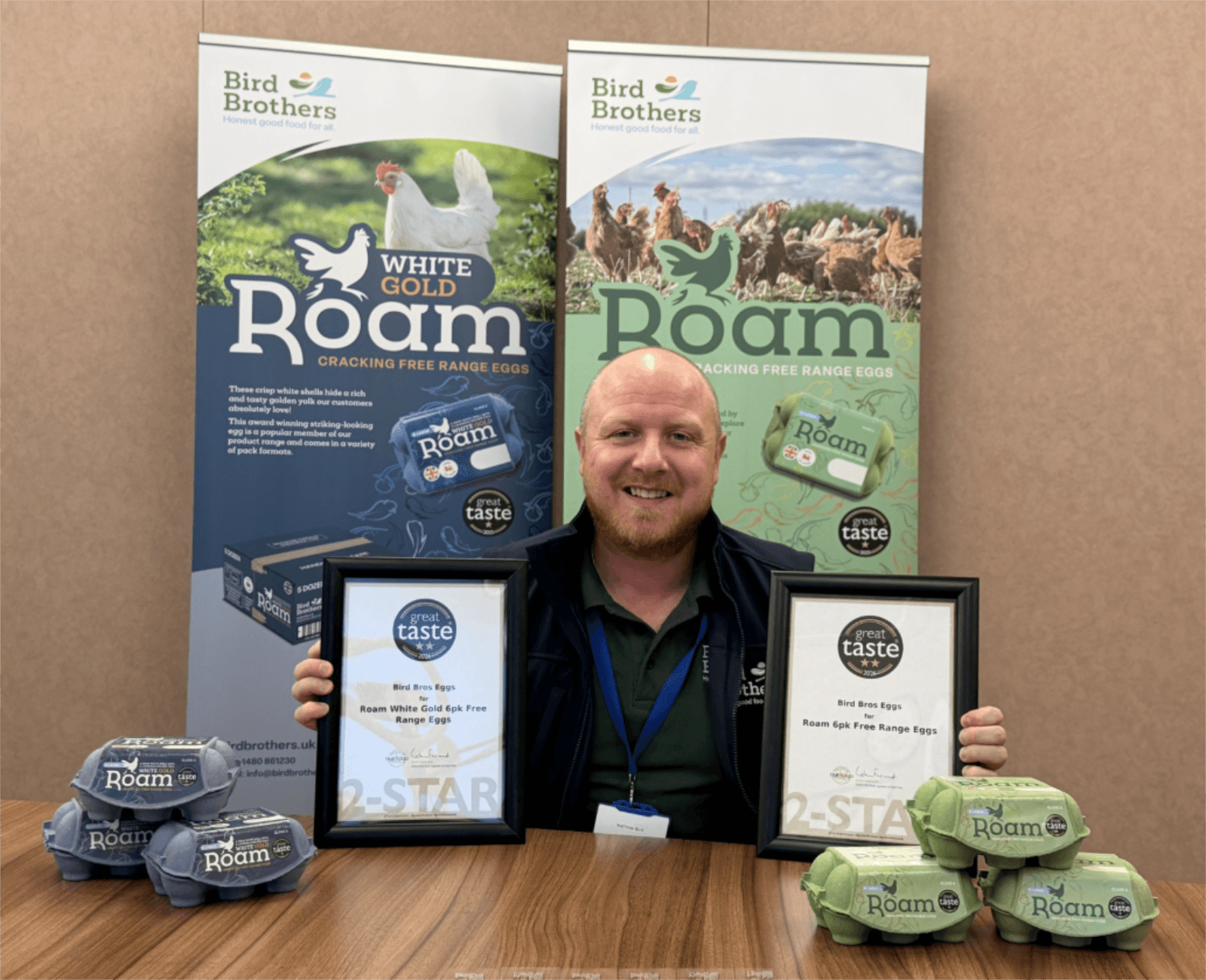 Bird Brothers awarded two Great Taste double stars